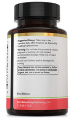Guava leaf extract 10:1 capsules offering a convenient 1000 mg daily serving.