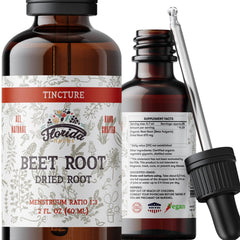 Florida Herbs Beet Root tincture bottle for easy daily dosing and wellness.