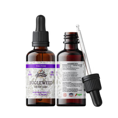 Florida Herbs Bugleweed tincture bottle with dropper for organic herbal support