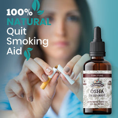 Florida Herbs OSHA Root tincture amber bottle highlighting potency and purity