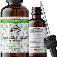 Florida Herbs Parsley Leaf Tincture bottle – alcohol-free herbal extract for daily wellness.