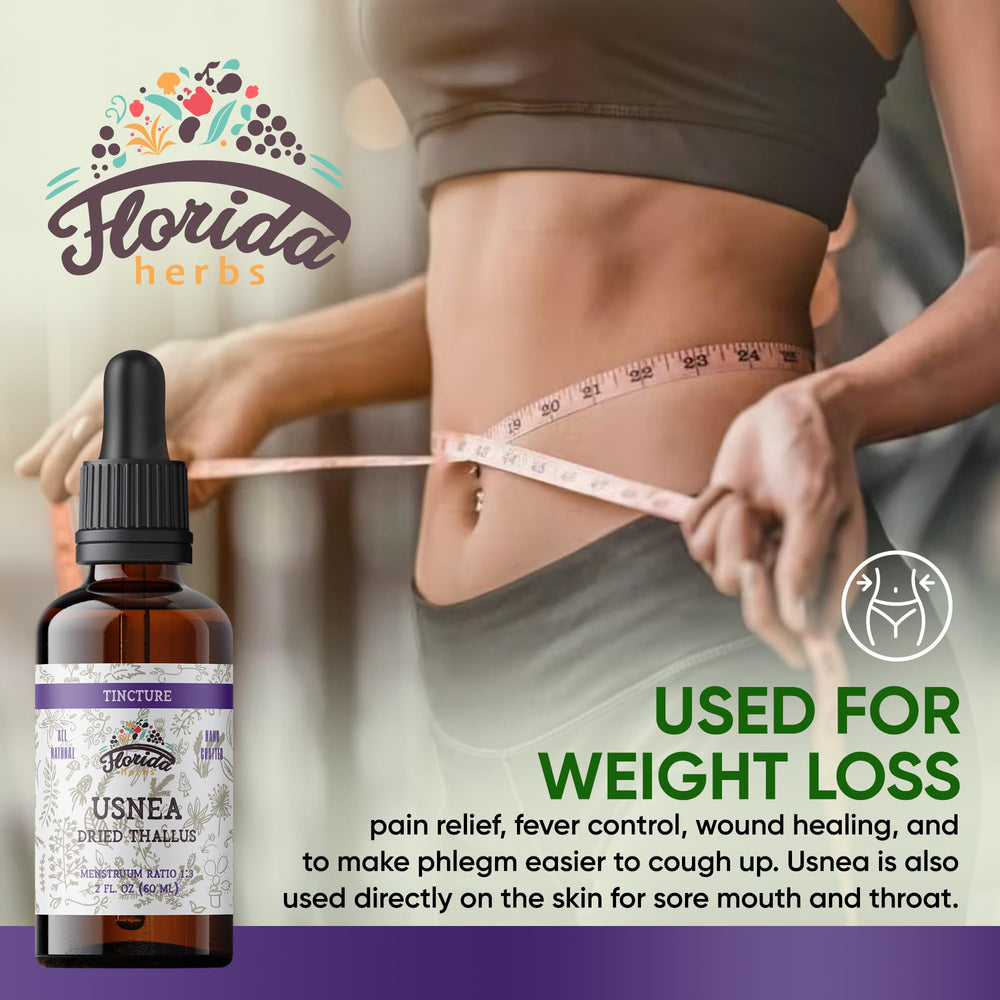 Florida Herbs Usnea dried thallus ready for gentle herbal infusions.