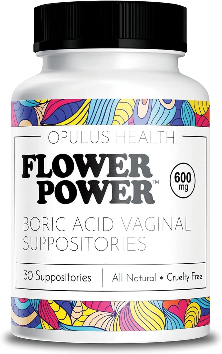 Flower Power boric acid suppositories usage: quick-dissolve vegan capsules for comfortable vaginal care