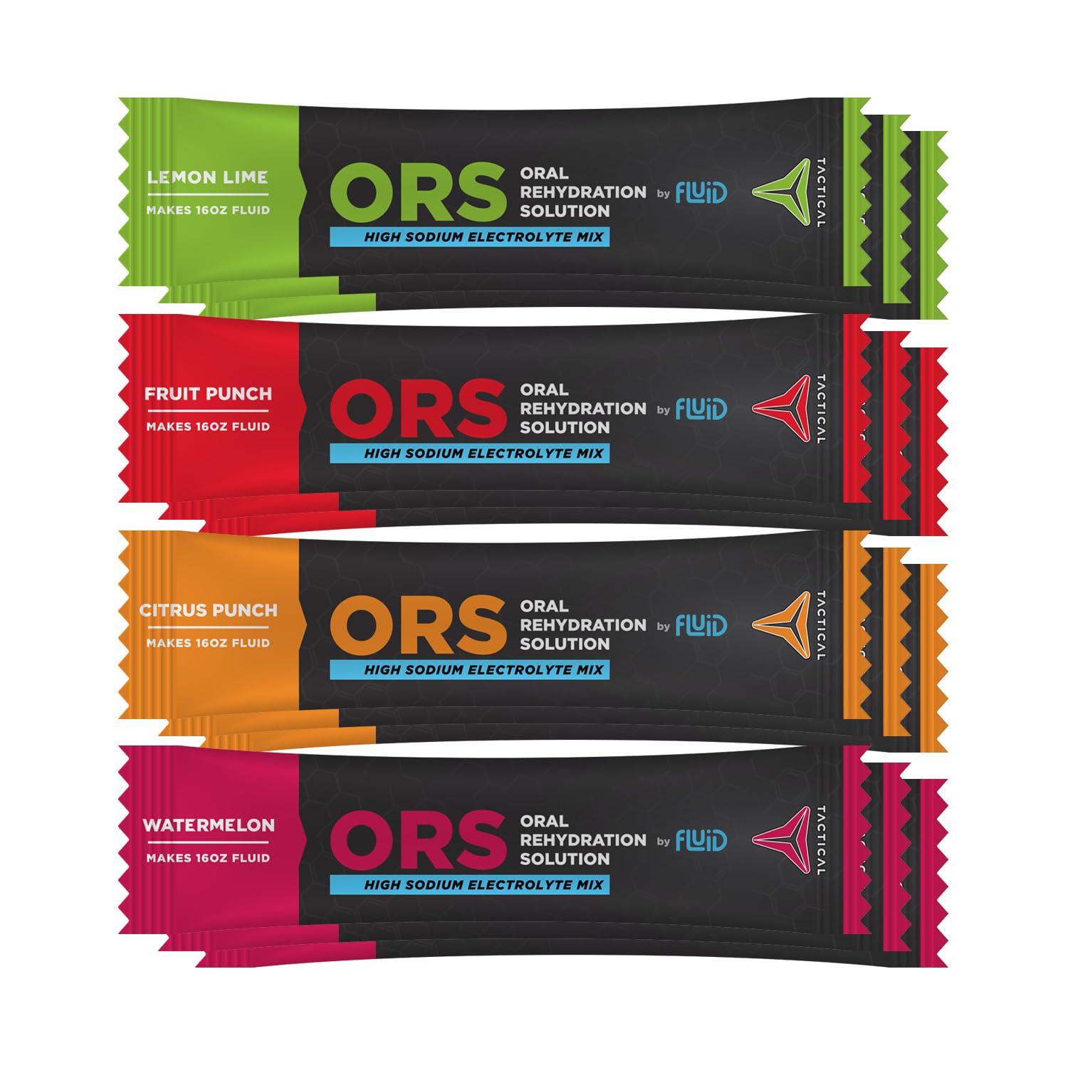 Fluid Tactical ORS bottle on counter ready for hydration