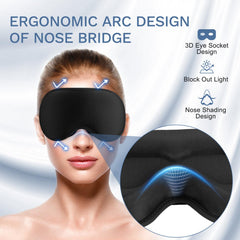 FlyCoco diseño grooves ergonómicos que alinea el contorno ocular.
