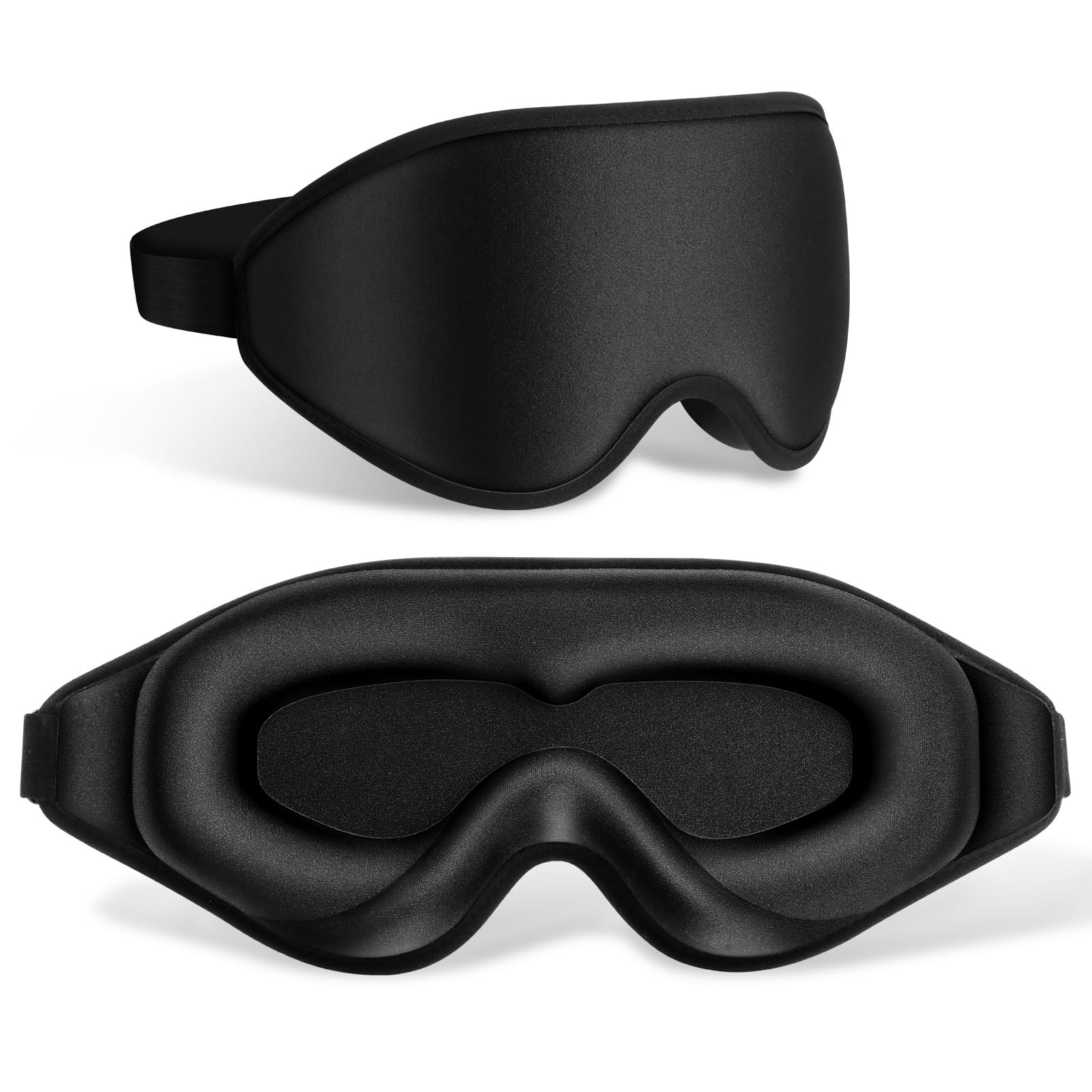 FlyCoco mascarilla luz 3D contorno para dormir sin interrupciones.