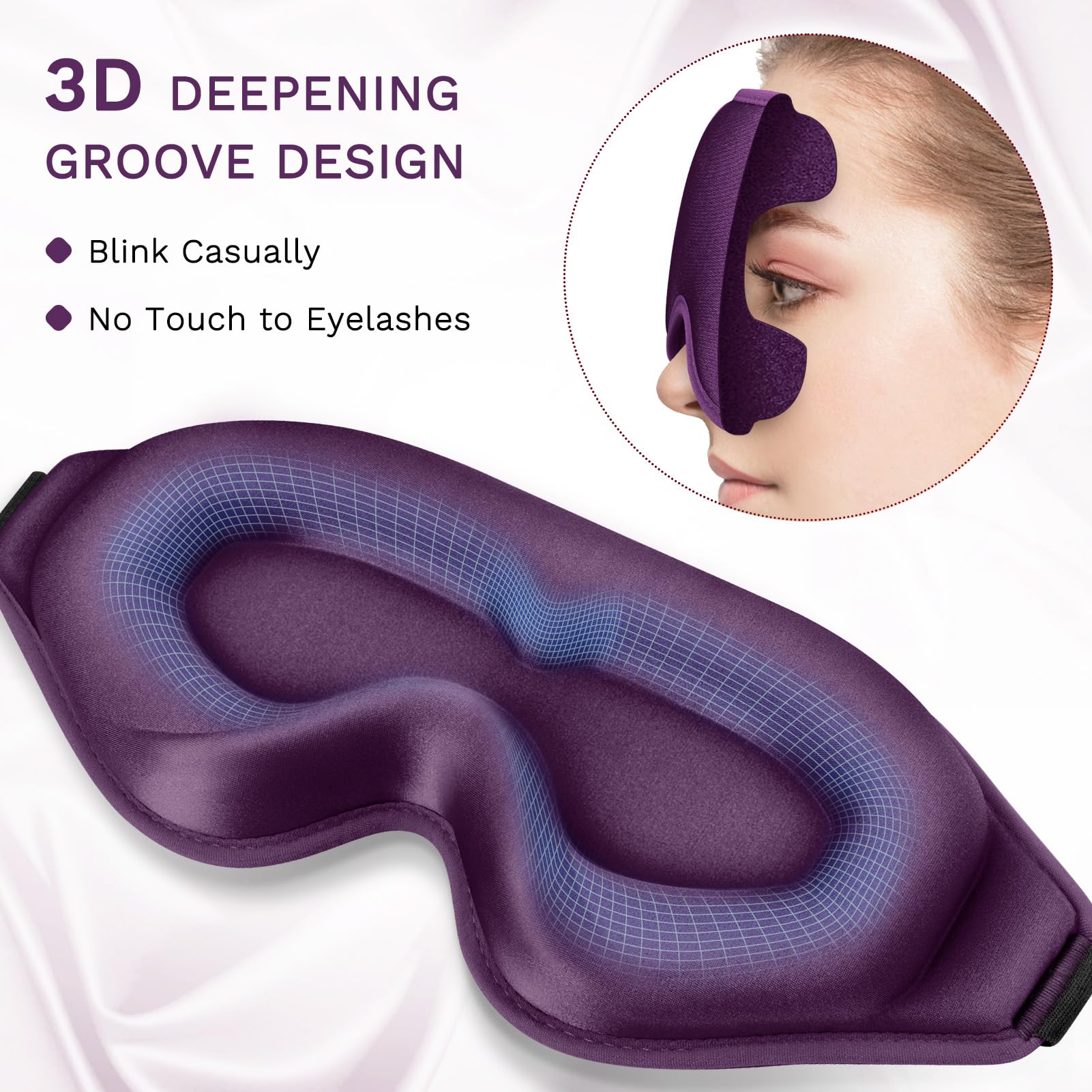 FlyCoco travel-friendly eye mask ideal for planes and naps.