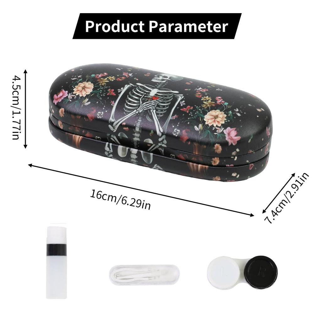 FlyingMage built-in mirror aids lens insertion and removal during travel