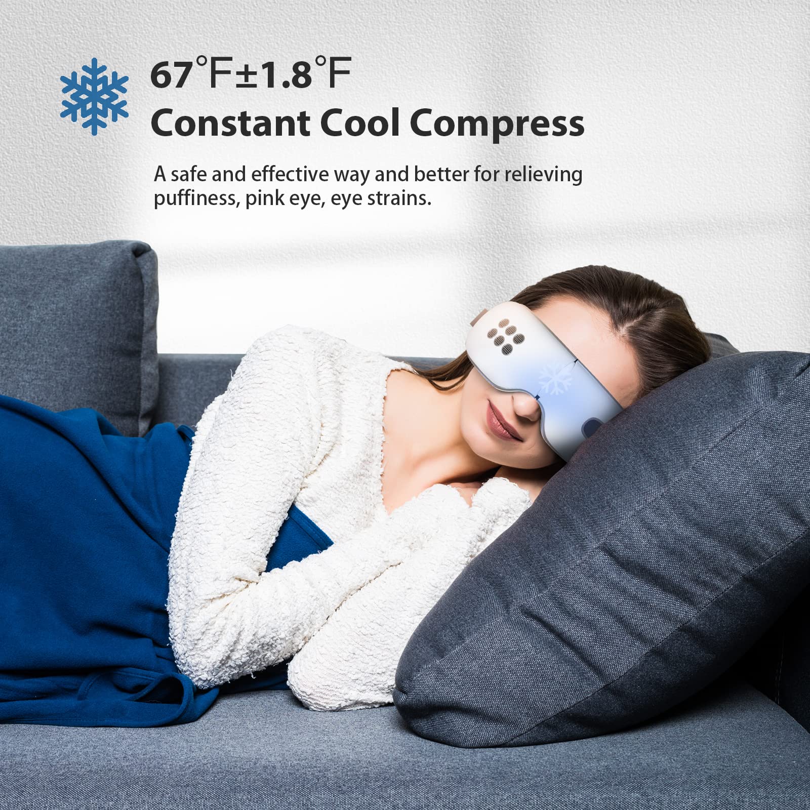fmlave eye massager cooling mode provides refreshing relief for puffiness