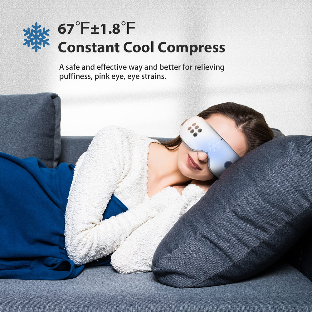 fmlave eye massager cooling mode provides refreshing relief for puffiness