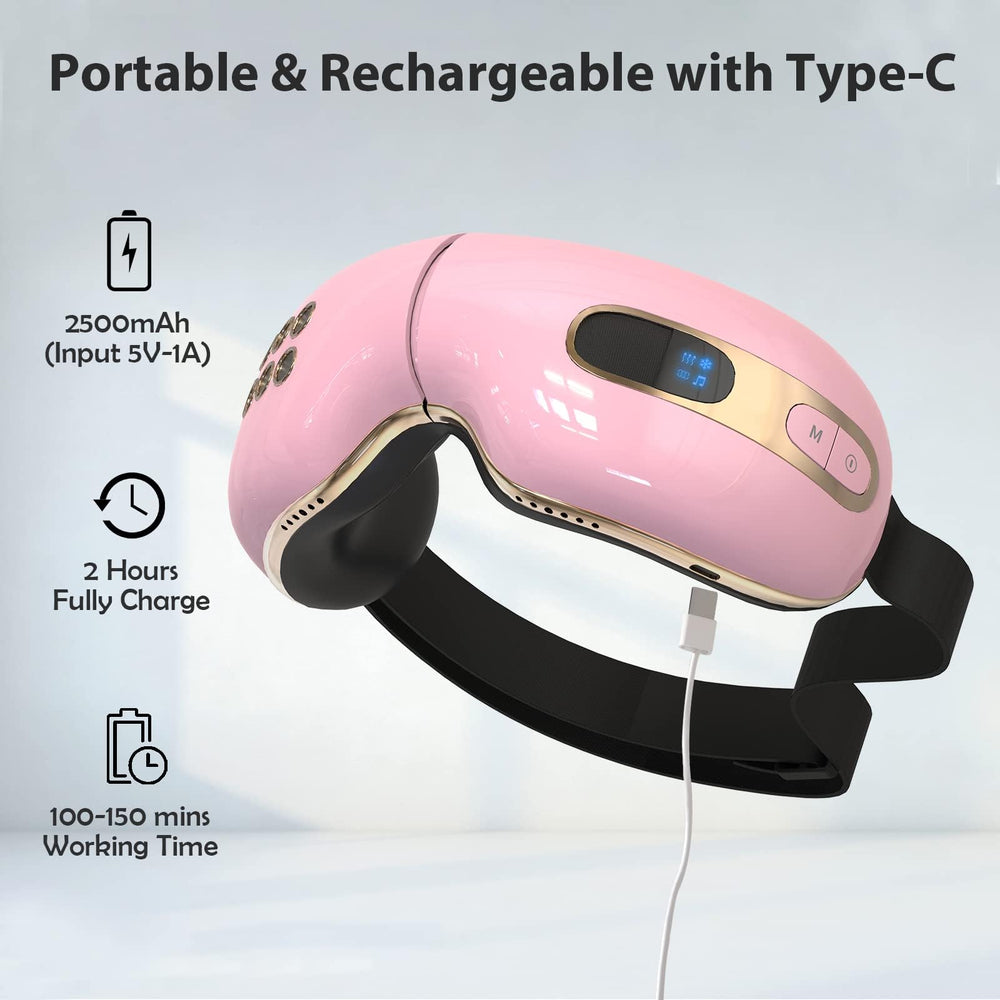fmlave eye massager portable foldable design fits easily in a bag