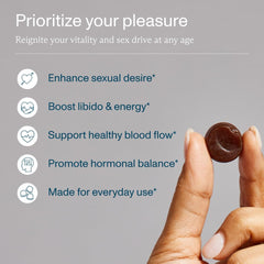 FOCL gummies close-up highlighting strawberry cream flavor for energy and arousal potential.