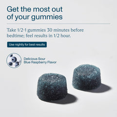 FOCL Sleep Gummies close-up reveals soft texture ideal for swallowing