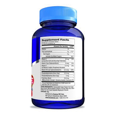 Focus Factor Kids chewables ingredient visual highlights choline and phosphatidylserine content.