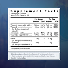 Focus Select AREDS2 softgel close-up for easy daily dosing.