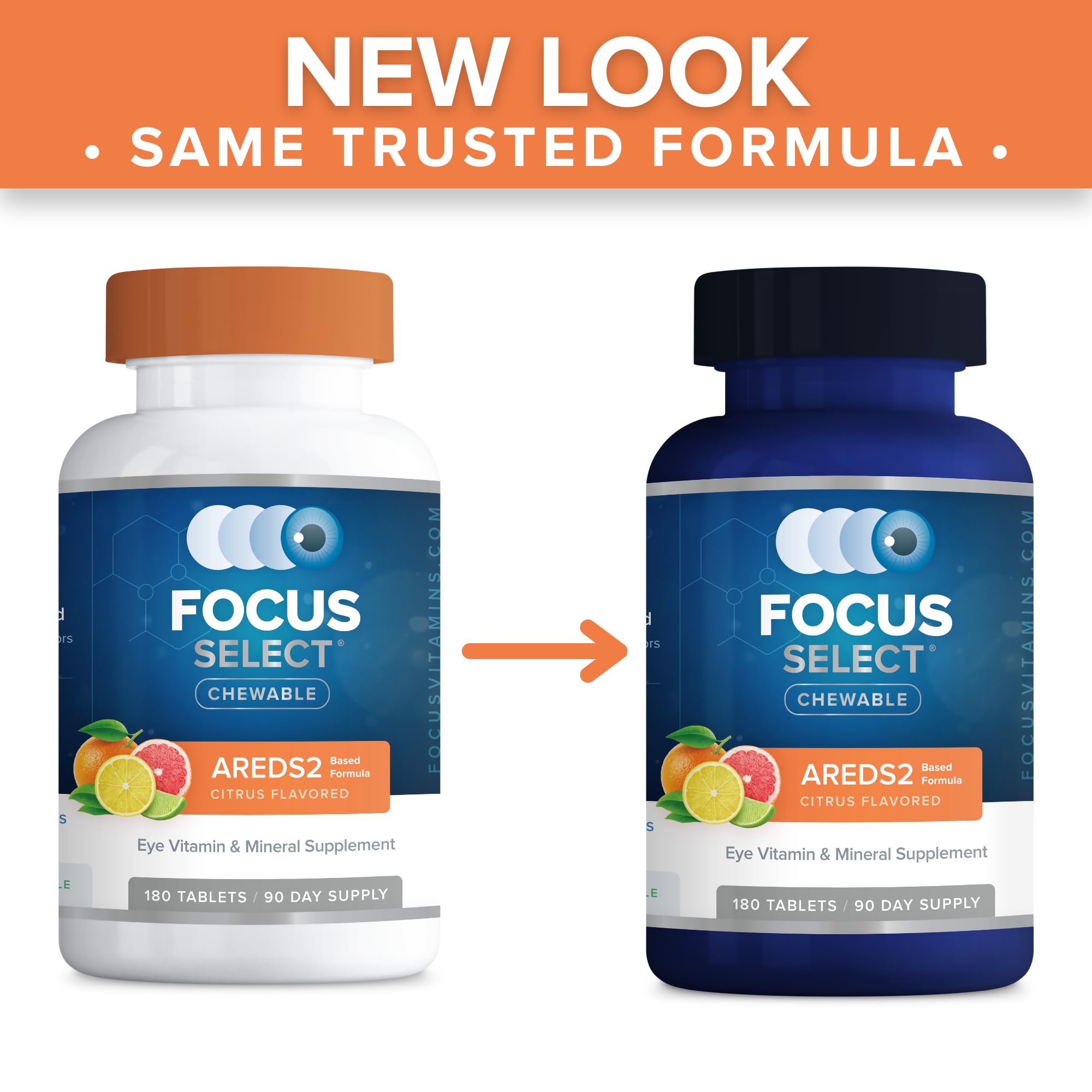 Focus Select low-zinc AREDS2 formula for daily eye nutrition