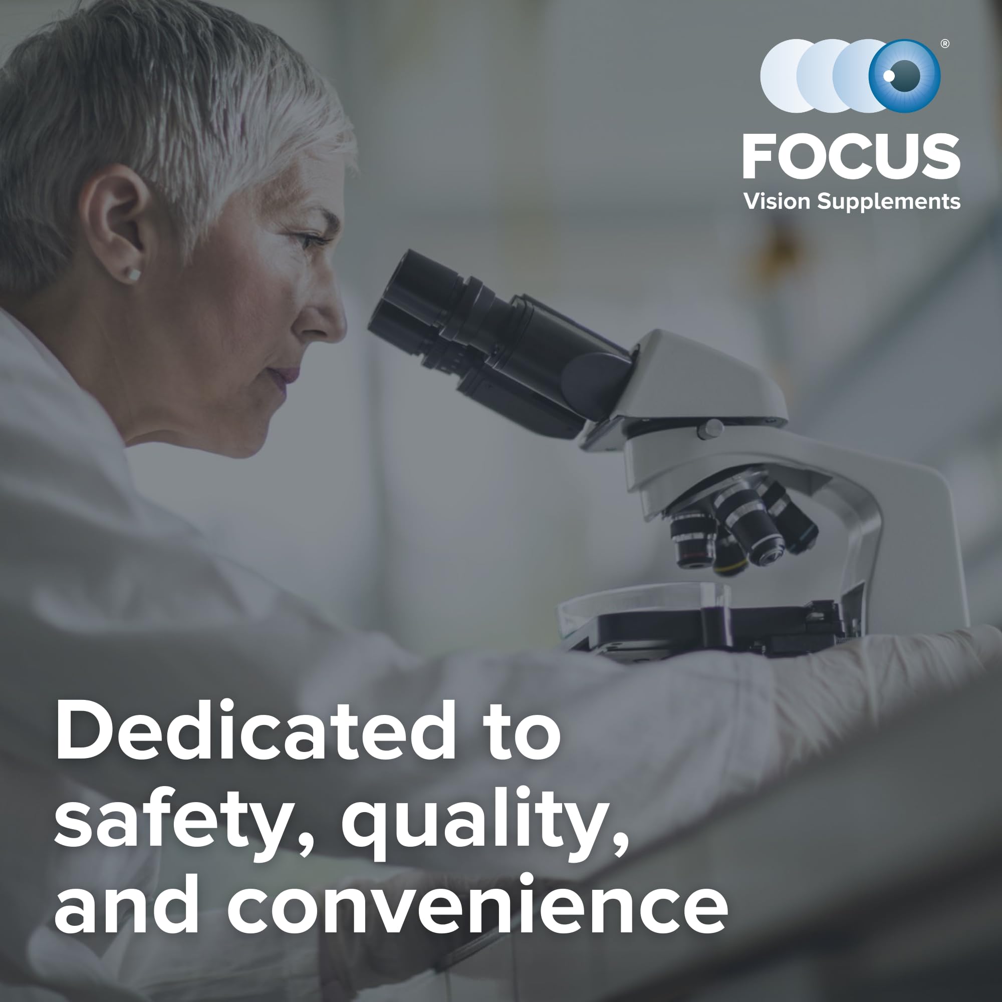 Focus Vision Focus Select AREDS2 lifestyle shot for daily eye wellness.