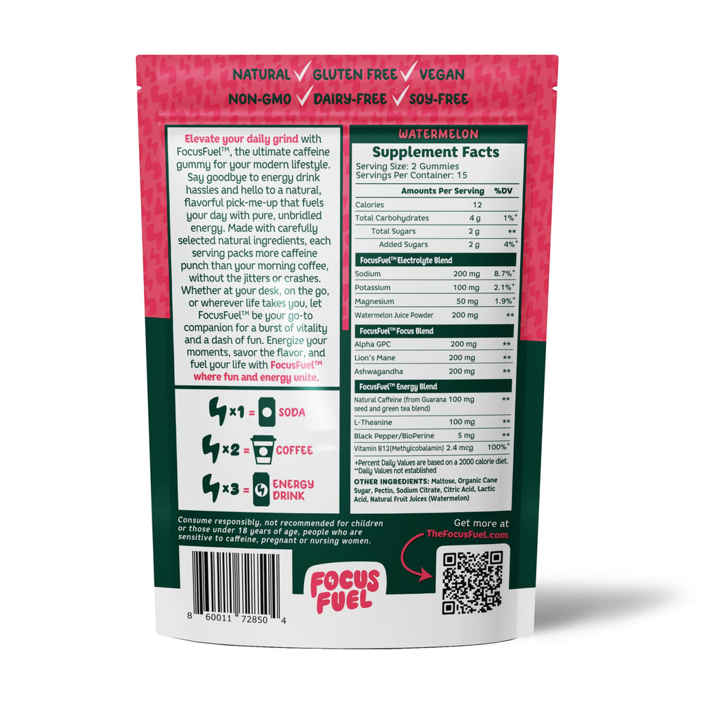 FocusFuel side-view emphasizes compact size and easy storage.