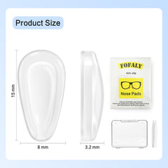 FOFALY clear adhesive backing demonstrates secure, long-lasting grip.