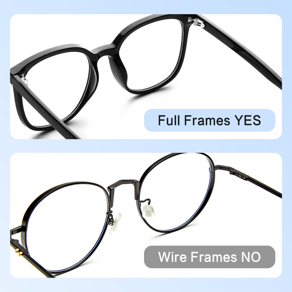 FOFALY compatible with most plastic frames and sunglasses for versatile wear
