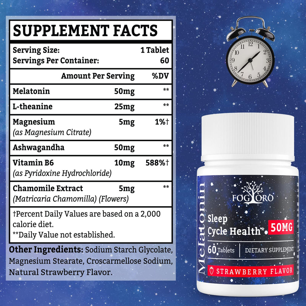 Fogoro Melatonin in a cozy bedroom scene conveys a peaceful sleep environment.