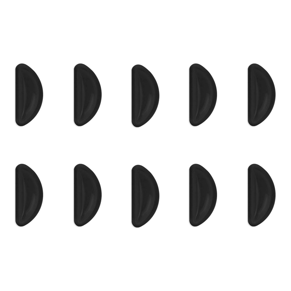 FOHOLA silicone nose pads close-up in black showing soft contact and anti-slip grip