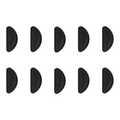FOHOLA silicone nose pads close-up in black showing soft contact and anti-slip grip