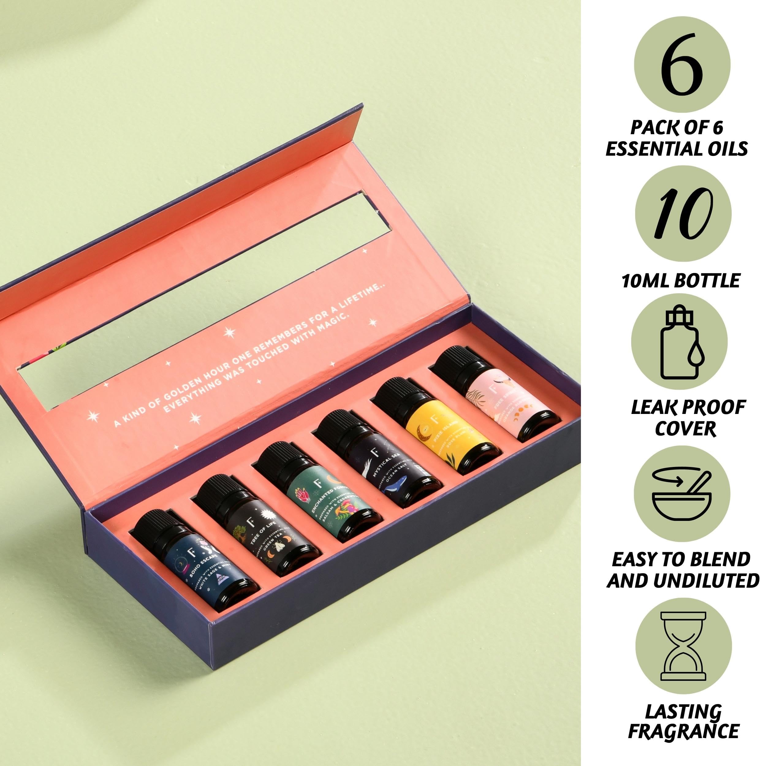 Folkulture cedarwood diffuser oil delivering warm, grounding notes.