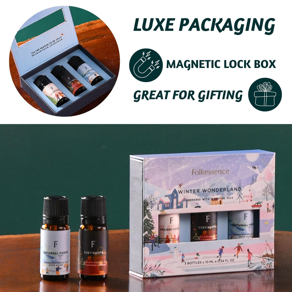 Folkulture packaging showcases a ready-to-gift set for holiday gifting.