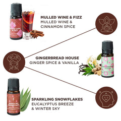 Cinnamon diffuser oil adds festive spice to living spaces.