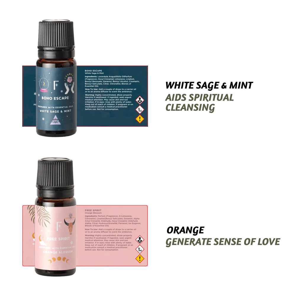 Folkulture diffuser oils bundle suitable for DIY candles and soaps.