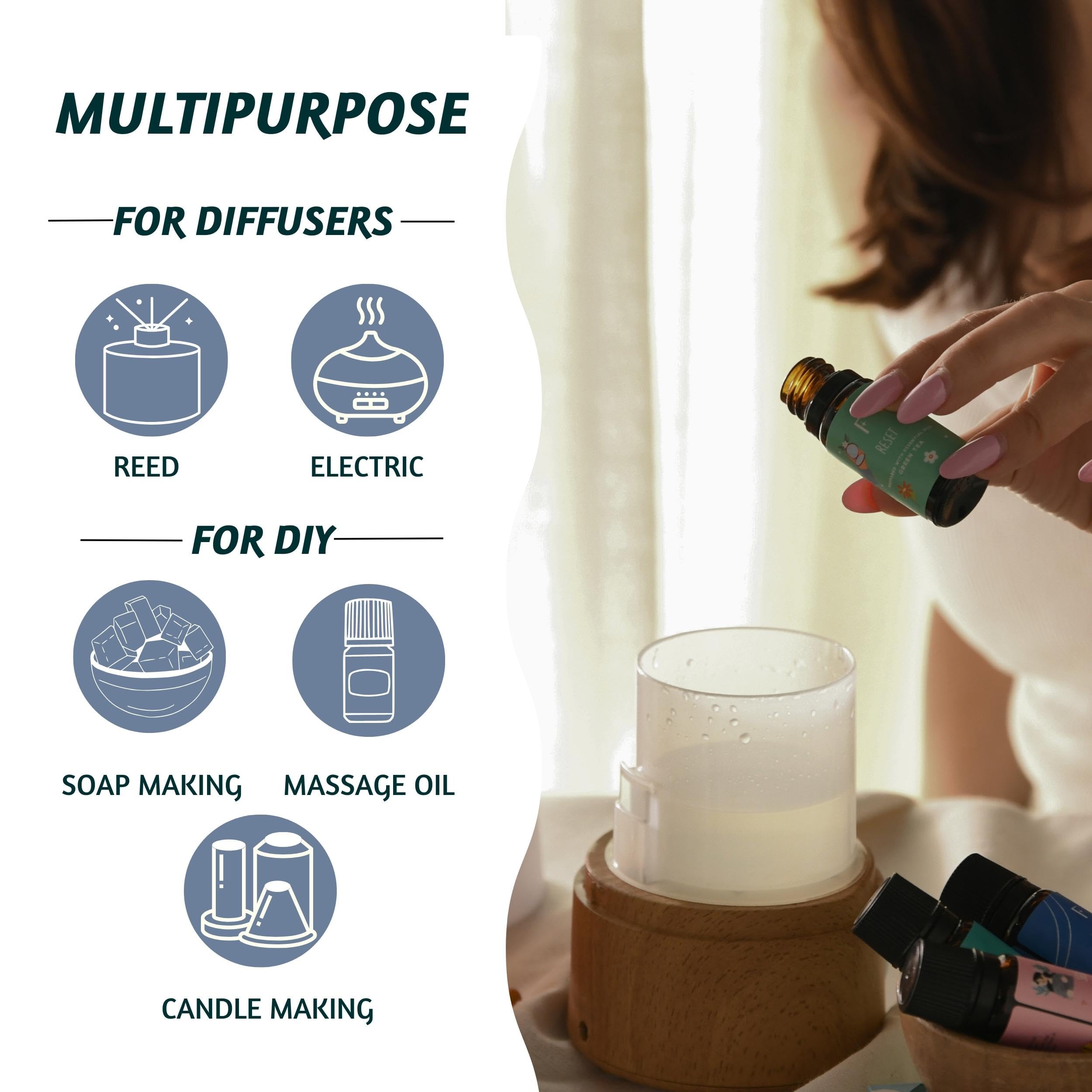 Folkulture laundry room diffuser-use fragrance oil adds subtle scent.