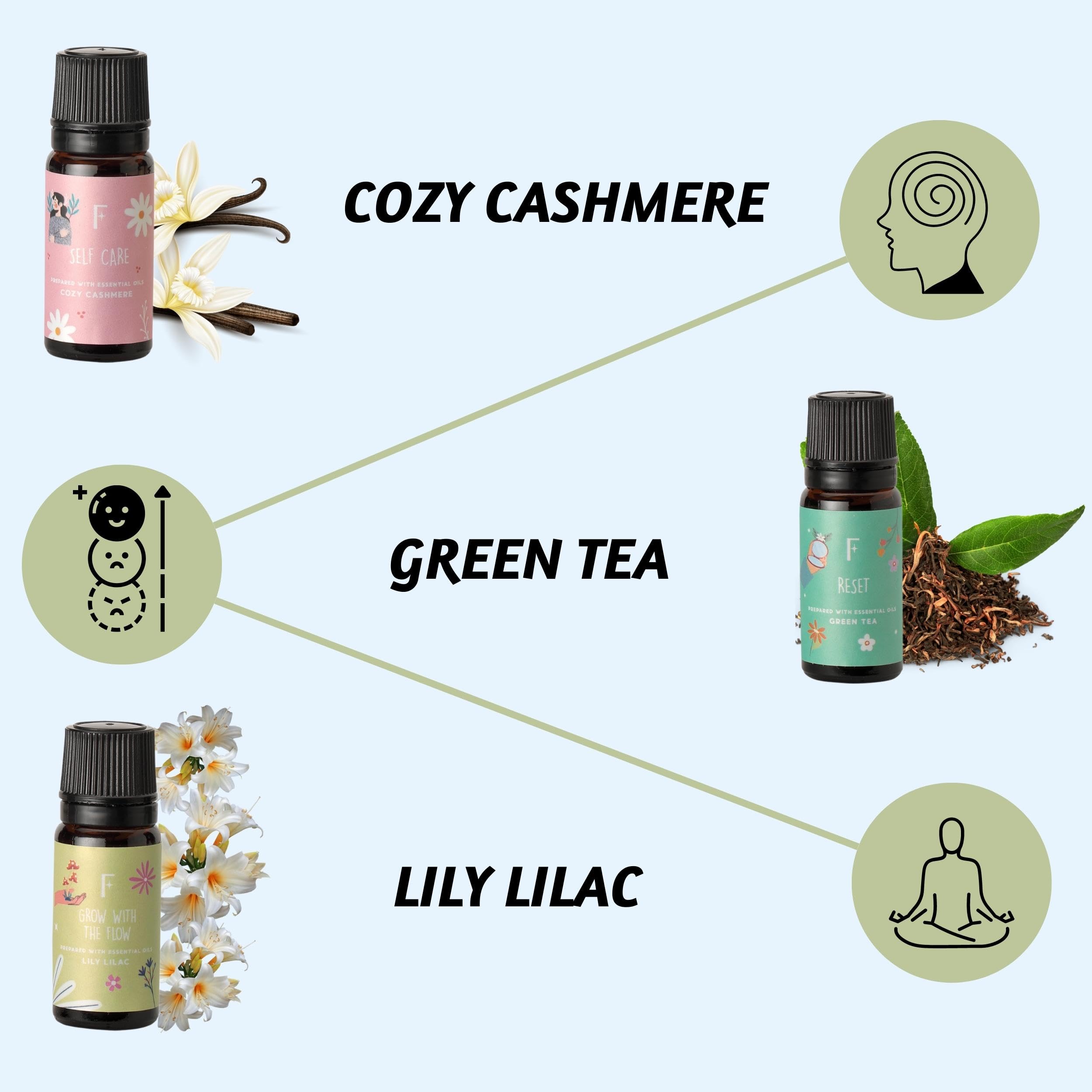 Folkulture Lily Oil Diffuser Bottle brings soft floral notes to quiet spaces.