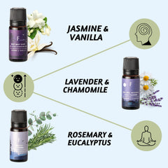 Folkulture Peppermint oil bottle providing a refreshing diffuser burst