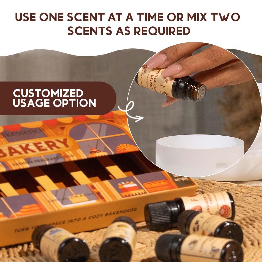 Folkulture pineapple upside delight oil enhances cheerful, tropical bakery atmosphere.