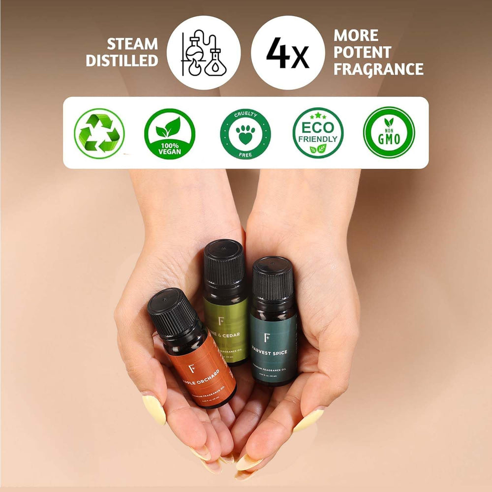 Folkulture Warm Vanilla essential oil for diffuser delivers mellow sweetness