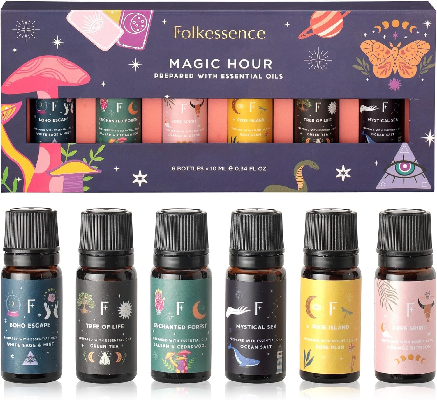 Folkulture white sage diffuser oil for calming home aromas.