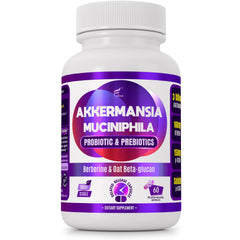 Folona delayed-release Akkermansia bottle pour highlighting capsule design for gut health