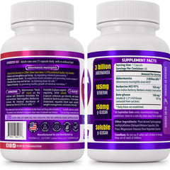 Folona Akkermansia capsules close-up showing 3B AFU per serving
