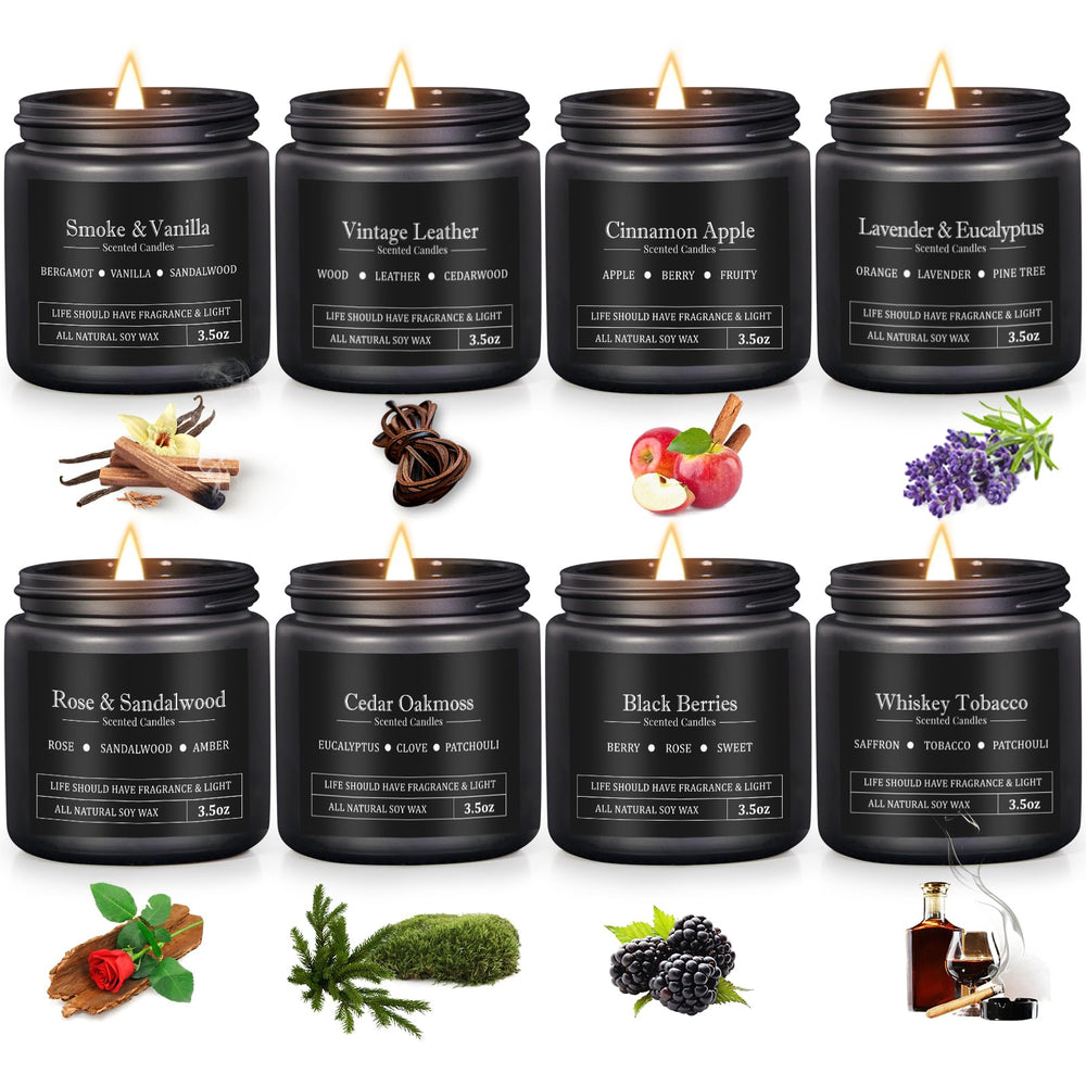 Cedar Oakmoss candle close-up by FOMICO for rugged fragrance.