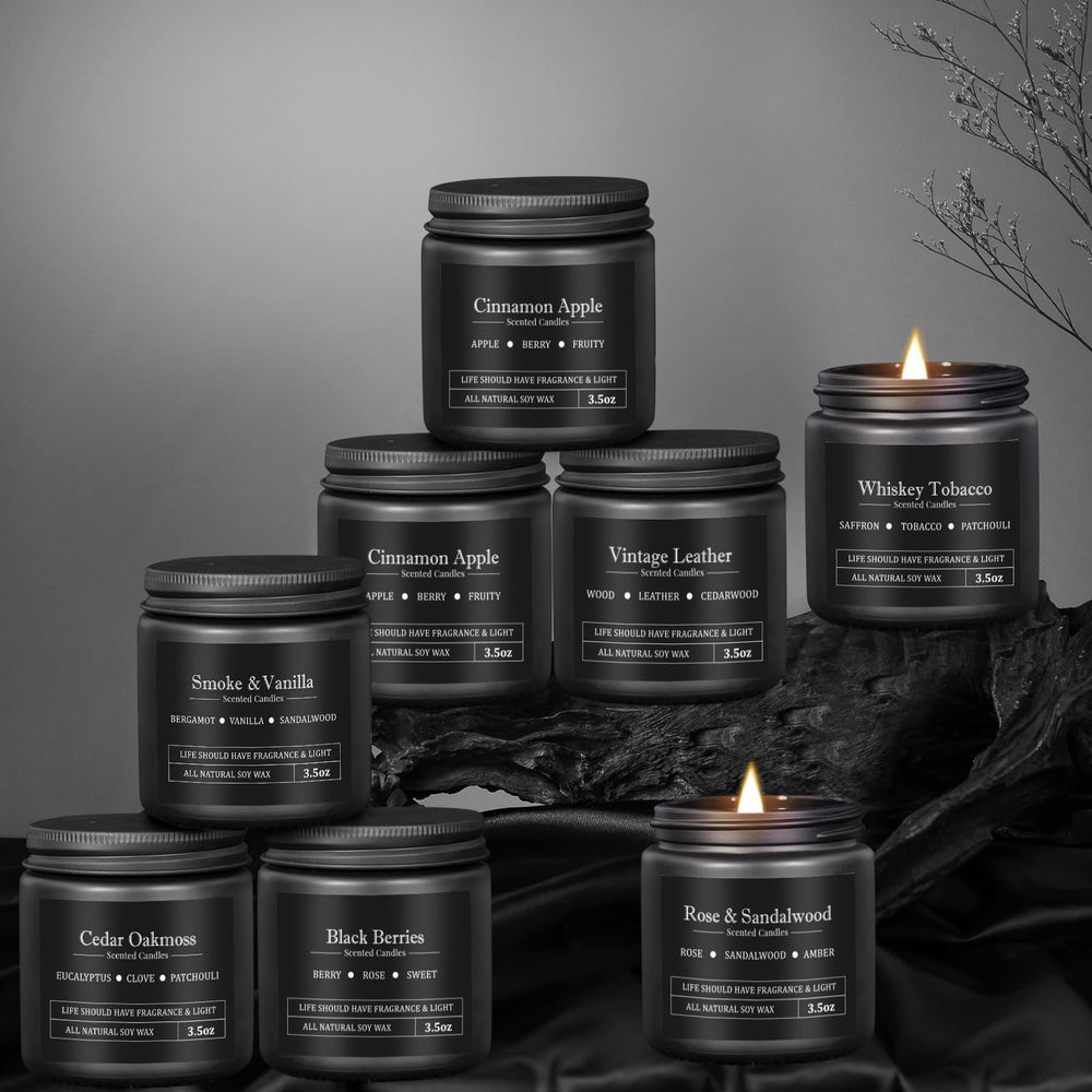 Lavender Eucalyptus candle close-up by FOMICO for calm focus.