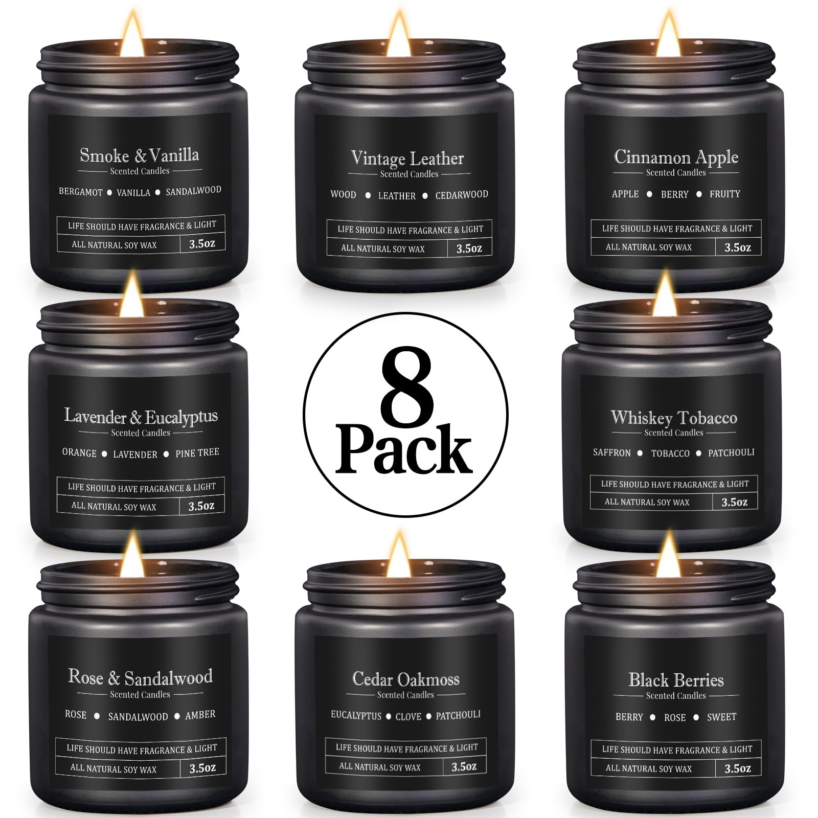 Rose Sandalwood candle close-up by FOMICO for refined ambience.