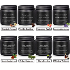 FOMICO soy wax candle with clean burn, eco friendly aroma.
