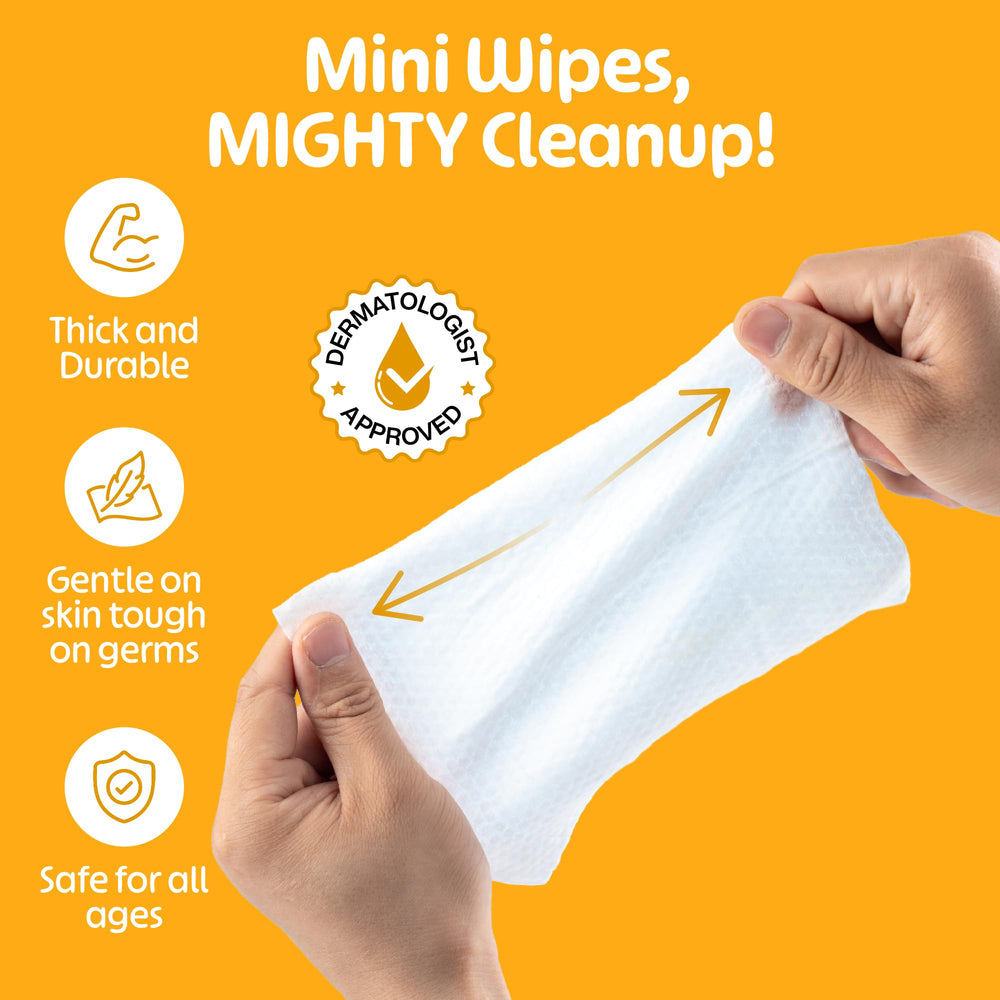 FOMIN Mini: sin alcohol, limpieza antibacterial suave para uso frecuente.