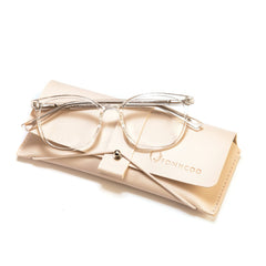 FONHCOO blue light glasses side view, lightweight TR90 frame for all-day comfort.