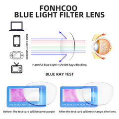 FONHCOO HD lens with anti-reflective coating for clear, color-accurate vision.