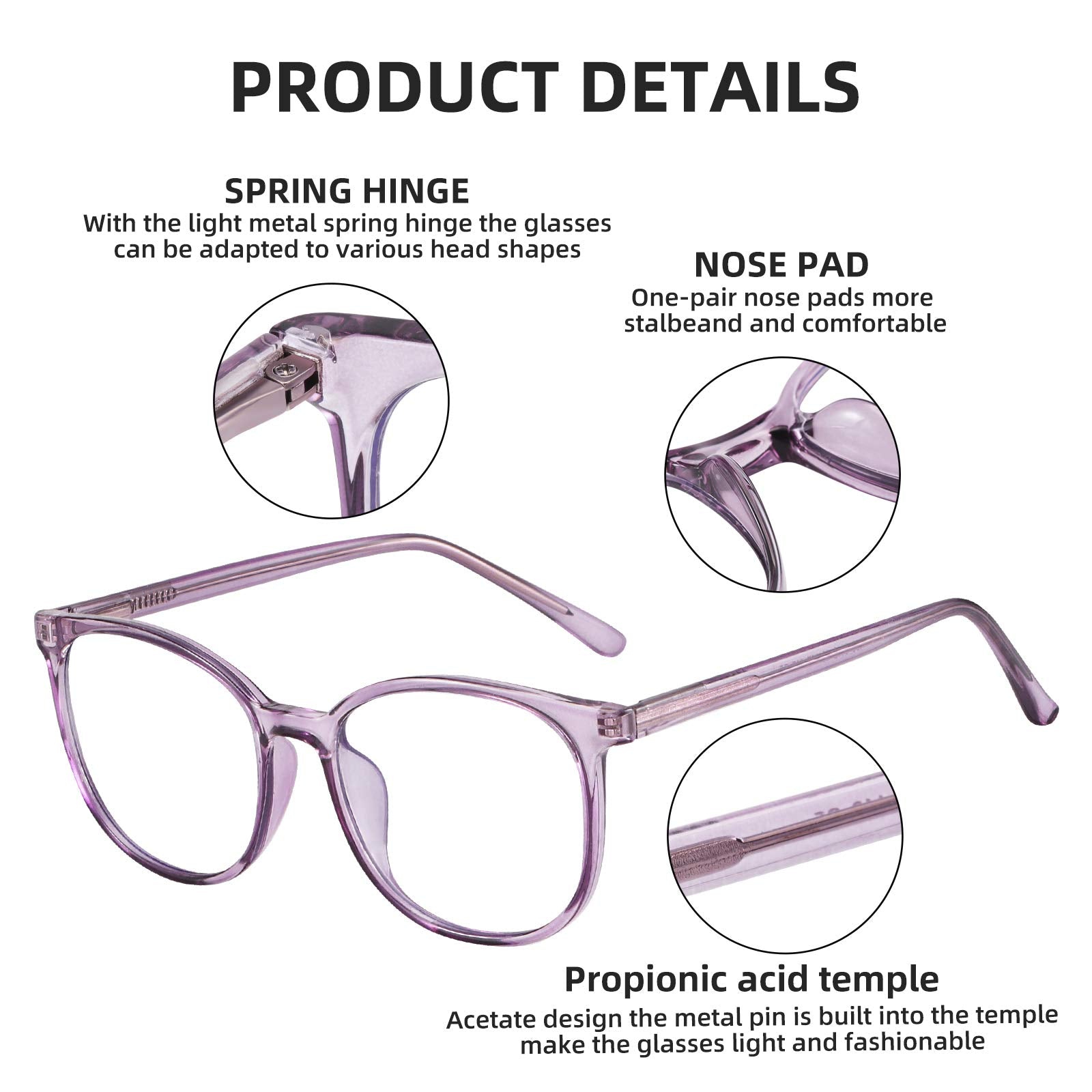 FONHCOO lightweight daily wear for all-day comfort.
