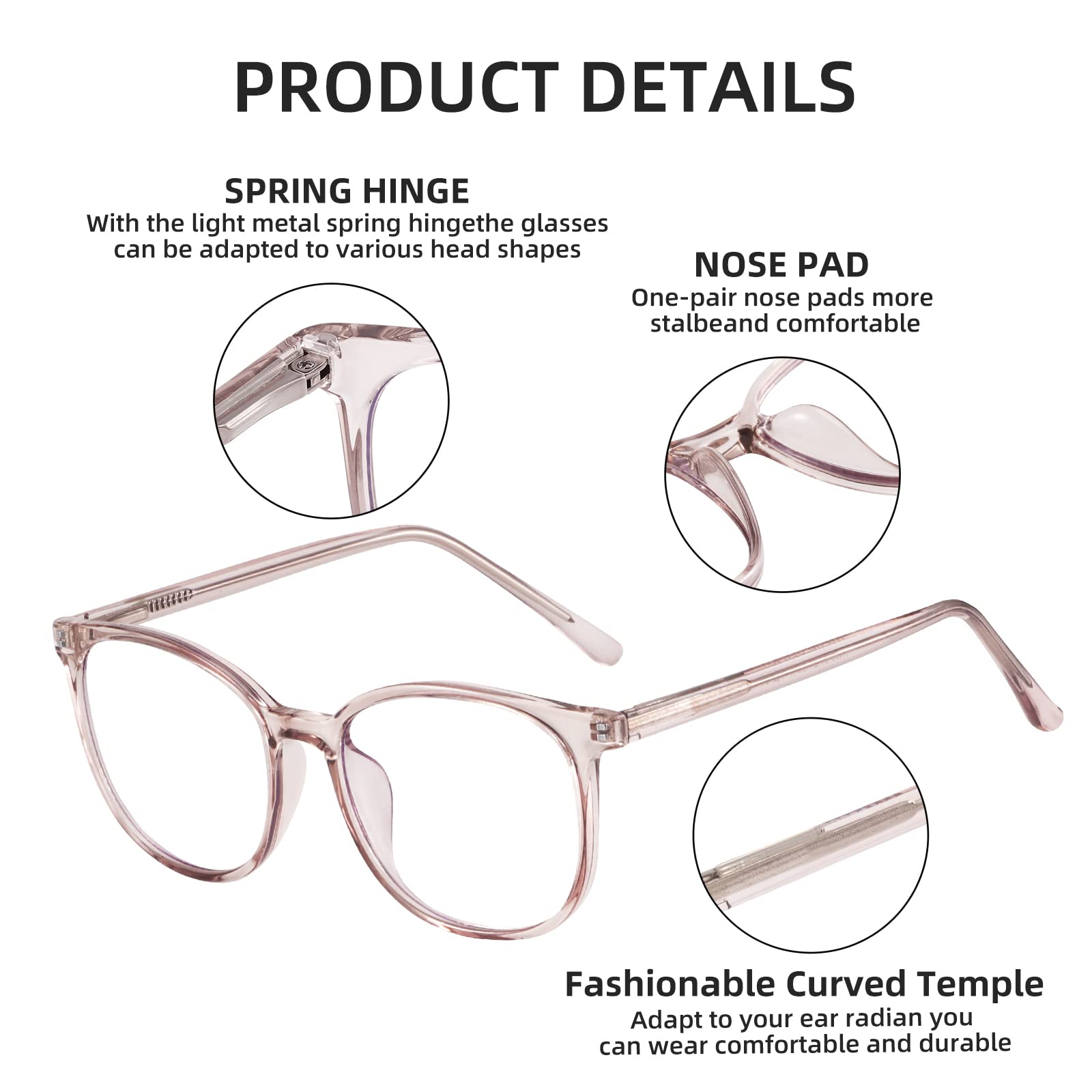 FONHCOO UV400 protection seal on lens for eye protection during daytime use.
