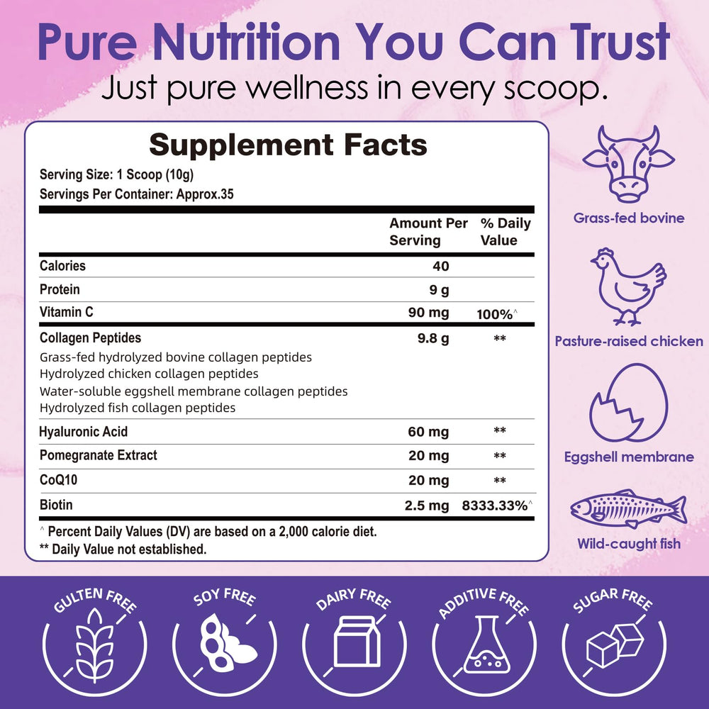 FoodiMed Multi Colágeno: cucharilla para medir polvo y empezar el día con energía.