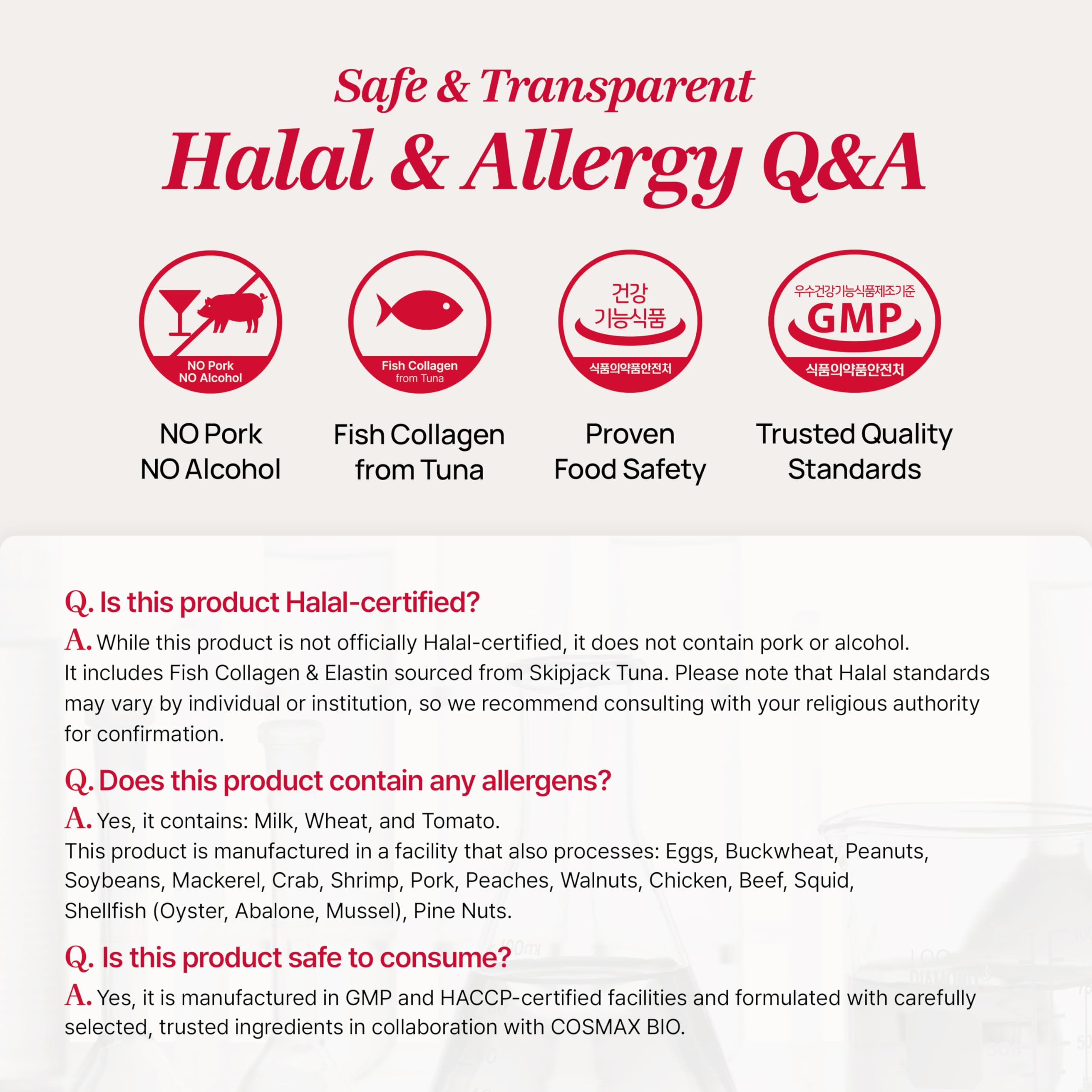 FOODOLOGY Coleology Non-GMO and GMP-certified product quality.